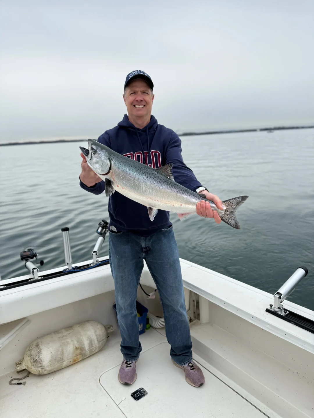 Lake Ontario salmon. Lake Erie limit days.
